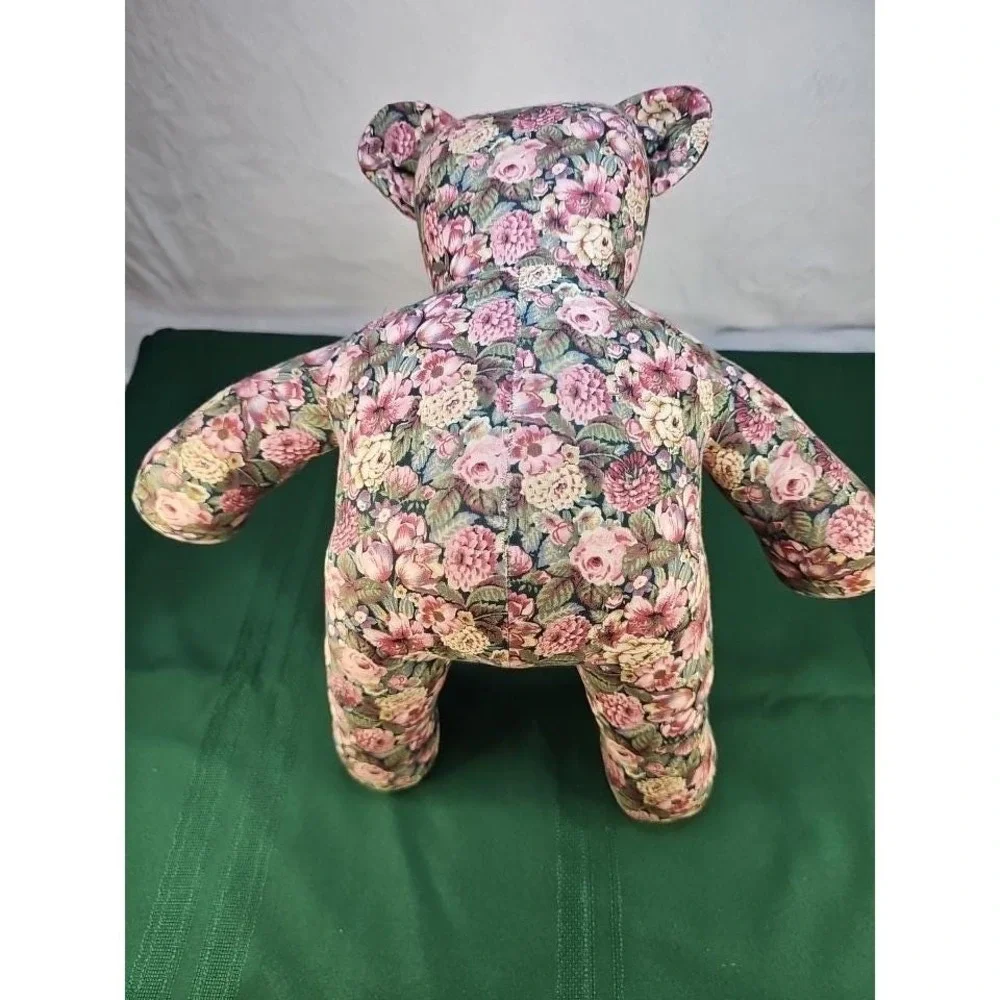 Floral Teddy‎ Bear Plush Stuffed Animal Accent Decor Nursery Baby Shower Gift
